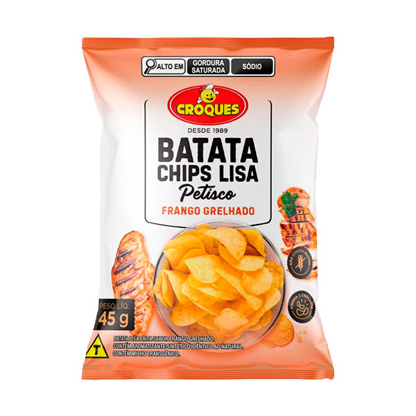 Batata Chips Lisa Frango Grelhado 45g